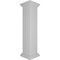 Ekena Millwork 10"W x 48"H Plain Newel Post with Peaked Capital & Base Trim (Installation kit included) NWL10X48PLP0B0 - alternate 6